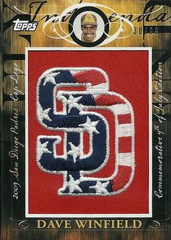 2010 Topps - Manufactured Hat Logo Patch #MHR-398 Dave Winfield Front